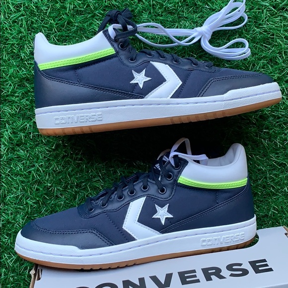 CONVERSE FASTBREAK PRO MID OBSIDIAN/WHITE/ MENS - Picture 14 of 16